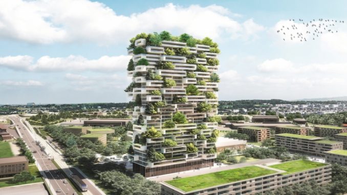 Conheça o projeto da floresta vertical em um prédio de 36 andares 