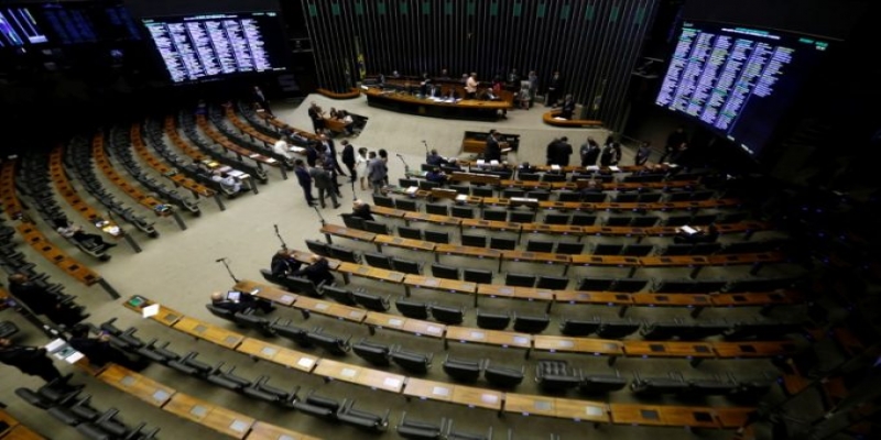 A Câmara dos Deputados em Brasília