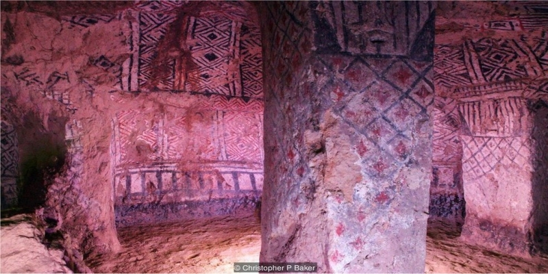 As 162 tumbas subterrâneas de Tierradentro foram esculpidas em rocha vulcânica sólida séculos atrás — Foto: Christopher P Baker/BBC Travel