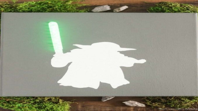 Quadro Iluminado Star Wars DIY   Do Edu