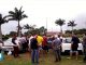 Motoristas de Uber e 99 protestam em Campos, RJ, por maiores percentuais nas corridas