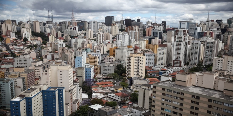 Prédio no Centro de São Paulo — Foto: Fábio Tito/G1
