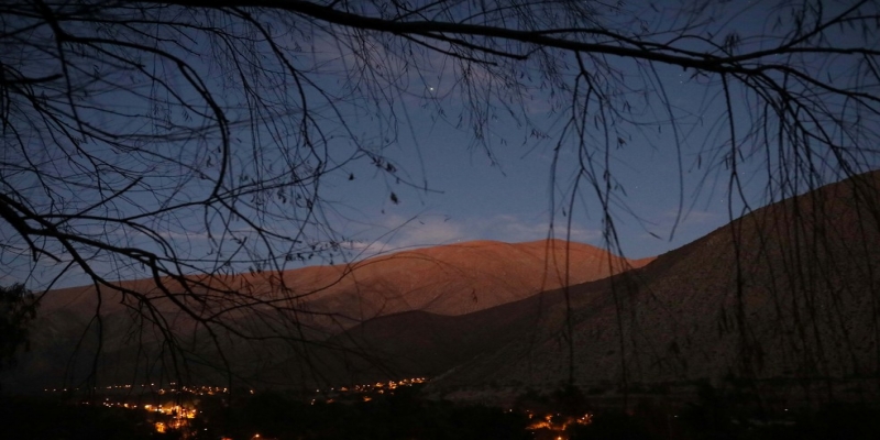 vista da cidade chamada Diaguitas no Vale do Elqui na região de Coquimbo, no Chile. — Foto: Pablo Sanhueza/Reuters