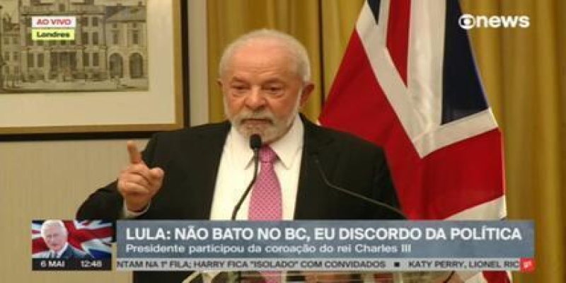 Lula volta a criticar o chefe do BC: 