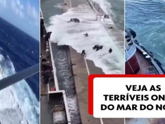 As terríveis ondas do Mar do Norte que bombam no TikTok