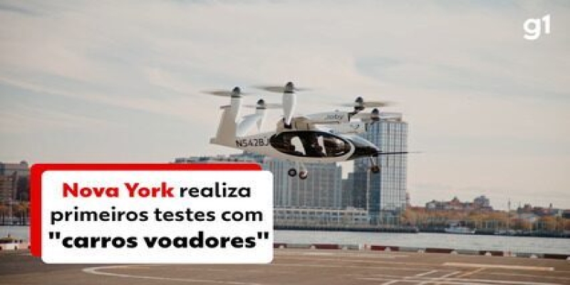 Nova York realiza primeiros testes com "carros voadores"