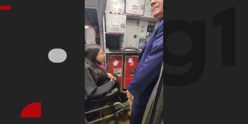 Passageira com deficiência denuncia descaso em avião